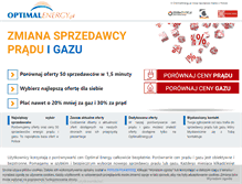 Tablet Screenshot of optimalenergy.pl